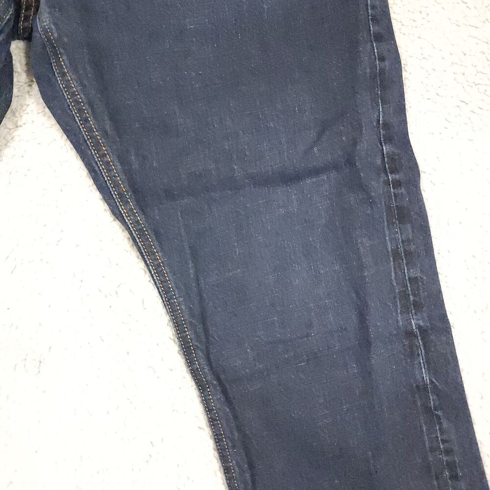 J.CREW The Sutton Mens Dark Wash Straight Leg 100% Cotton Jeans Size 32x32 a015 - Picture 5 of 12